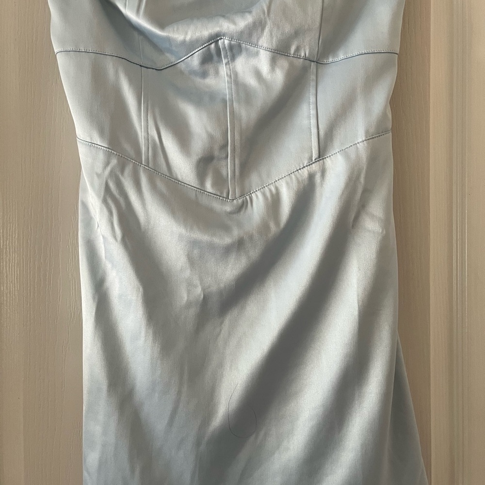 Forever 21 Strapless Light Blue Dress